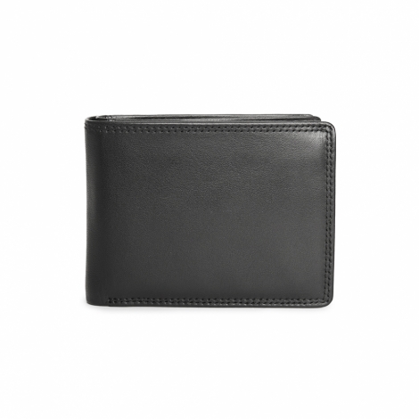 Мъжки портфейл с капак за монети и карти