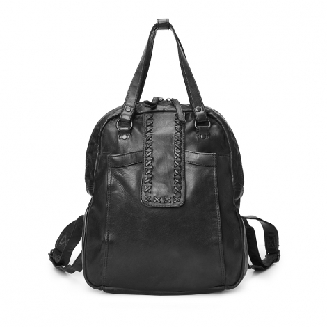 Голяма просторна черна раница