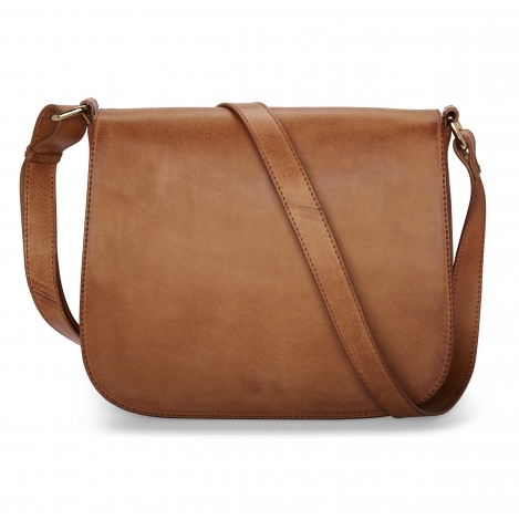 Ежедневна кожена чанта – Коняк