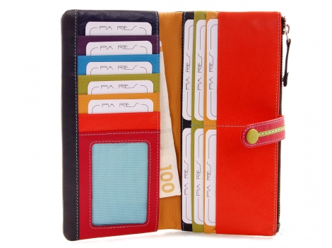 Портфейл с отделение за монети и карти. Серия