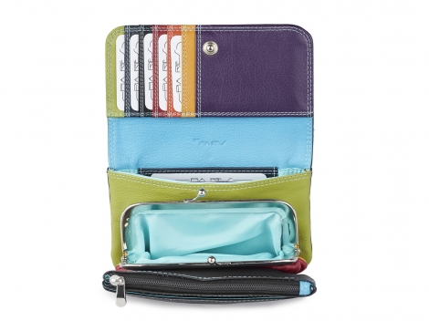 Портфейл с отделение за монети и карти. Серия