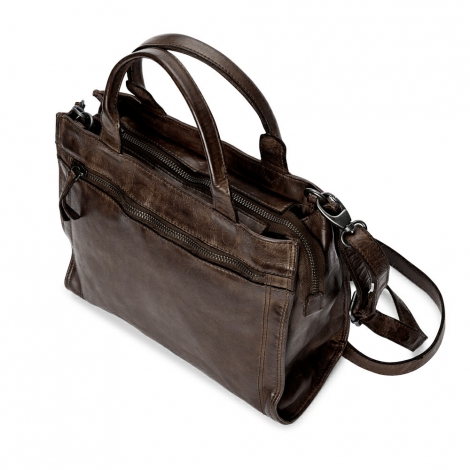 Чанта от парена телешка кожа