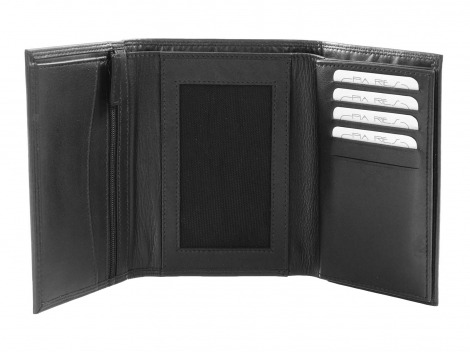 Мъжки портфейл с 3 крила - обърнат наляво