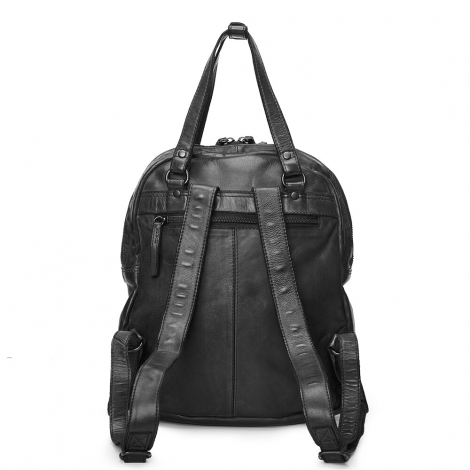 Голяма просторна черна раница