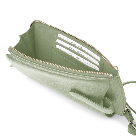 Елегантен мобилен калъф - светло зелен