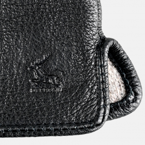 Мъжки кожени ръкавици от еленова кожа - изчистен модел