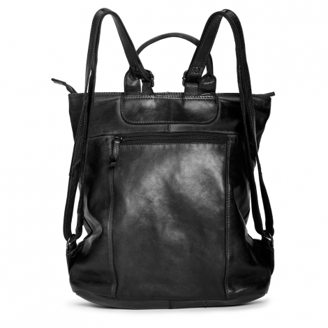 Стилна раница от мека телешка кожа